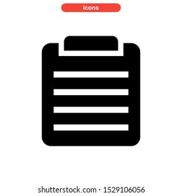 notepad icon isolated sign symbol vector illustration - high quality black style vector icons
