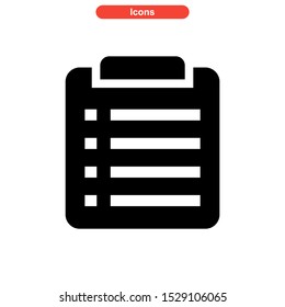 notepad icon isolated sign symbol vector illustration - high quality black style vector icons
