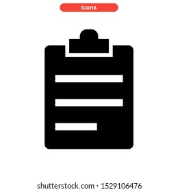 notepad icon isolated sign symbol vector illustration - high quality black style vector icons
