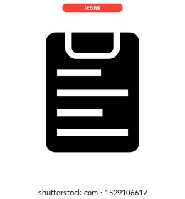 notepad icon isolated sign symbol vector illustration - high quality black style vector icons
