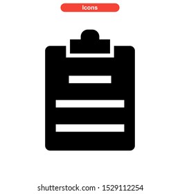notepad icon isolated sign symbol vector illustration - high quality black style vector icons
