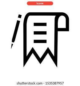notepad icon isolated sign symbol vector illustration - high quality black style vector icons
