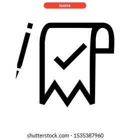notepad icon isolated sign symbol vector illustration - high quality black style vector icons
