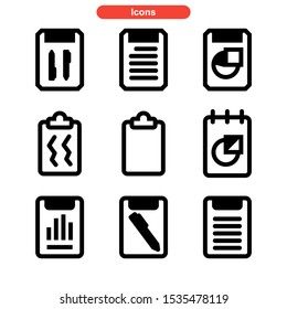 notepad icon isolated sign symbol vector illustration - Collection of high quality black style vector icons
