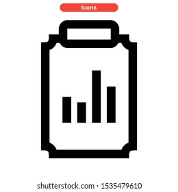 notepad icon isolated sign symbol vector illustration - high quality black style vector icons
