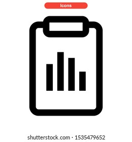 notepad icon isolated sign symbol vector illustration - high quality black style vector icons
