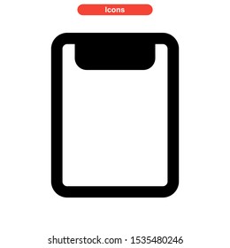 notepad icon isolated sign symbol vector illustration - high quality black style vector icons

