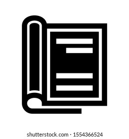 notepad icon isolated sign symbol vector illustration - high quality black style vector icons
