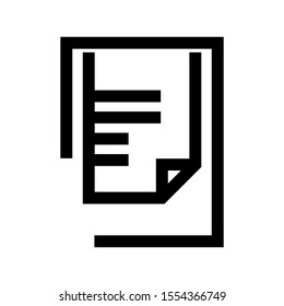 notepad icon isolated sign symbol vector illustration - high quality black style vector icons
