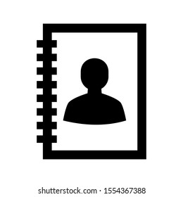 notepad icon isolated sign symbol vector illustration - high quality black style vector icons
