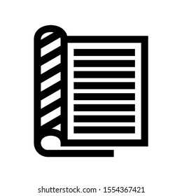 notepad icon isolated sign symbol vector illustration - high quality black style vector icons
