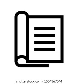 notepad icon isolated sign symbol vector illustration - high quality black style vector icons
