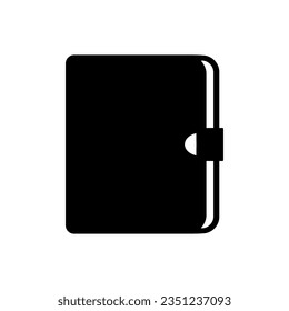 Notepad icon on white background