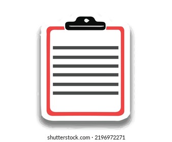 Notepad Icon verordnet Schreibpad
