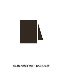 notepad icon. sign design