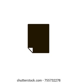 notepad icon. sign design