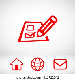 notepad icon stock vector illustration