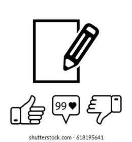 notepad icon stock vector illustration