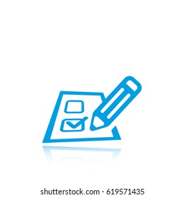 notepad icon stock vector illustration
