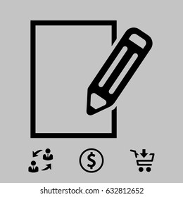 notepad icon stock vector illustration