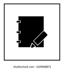 notepad icon symbol