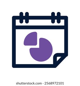 notepad icon. vector dual tone icon for your website, mobile, presentation, and logo design.