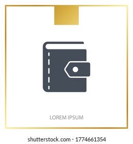 notepad icon. Vector illustration EPS 10.