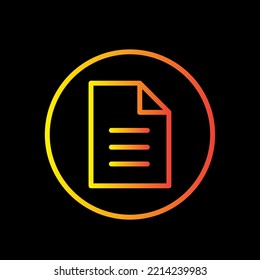 notepad icon vector. note, document and file icon.	
