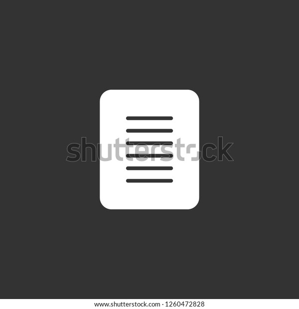 Notepad Icon Vector Notepad Sign On Stock Vector Royalty Free