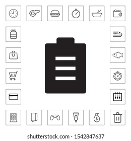 Notepad icon for web and mobile