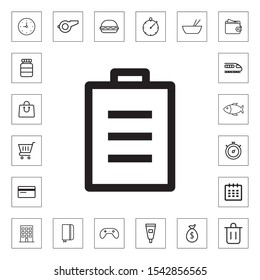 Notepad icon for web and mobile