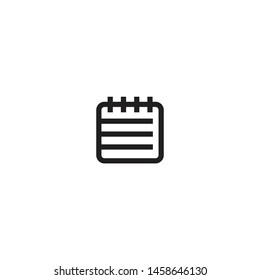 Notepad icon, Writing, File icon, Pen and Paper, Signing business document, Checklist, Corporate Business office files. Vector illustration