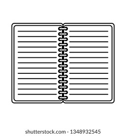 notepad office isolated icon