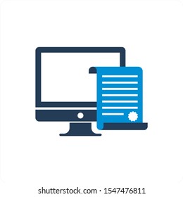 Notepad and Other Icon Concept
