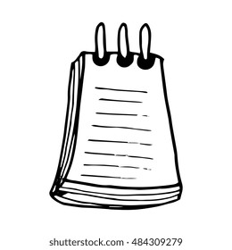 notepad page design 