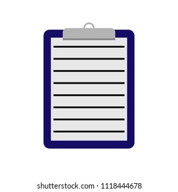 Notepad, paper document icon