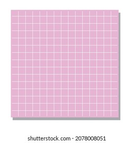 notepad paper sticker paper pink color folded journal paper notepad for book sticker journal notebook cute pastel color writing paper vector