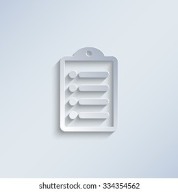 notepad - paper vector icon