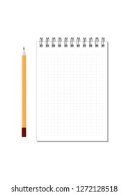 notepad and pencil - stationery