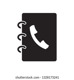 Notepad phone icon vector