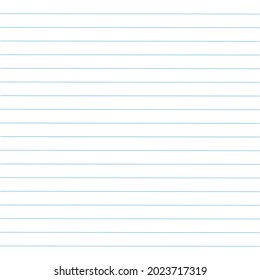 Notepad template  Lined striped sheet  Diary layout  Notebook for teaching writing  Vector illustration