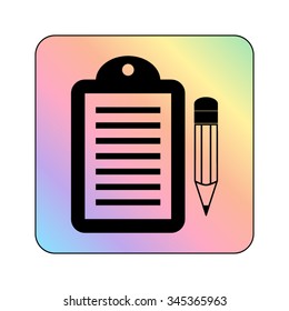 notepad - vector icon