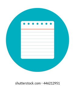 Notepad Vector Icon