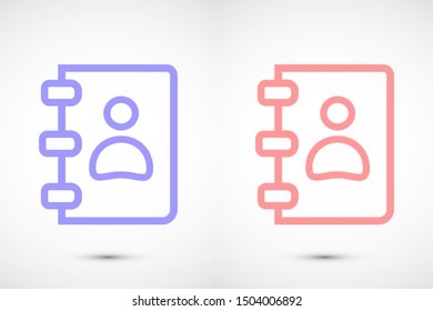 Notepad vector icon. Black illustration isolated for graphic and web design. Notepad vector icon. icon on white background. Notepad vector icon.