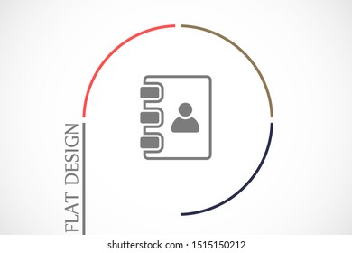 Notepad vector icon. Black illustration isolated for graphic and web design. Notepad vector icon. icon on white background. Notepad vector icon.
