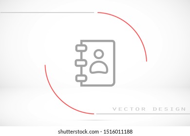Notepad vector icon. Black illustration isolated for graphic and web design. Notepad vector icon. icon on white background. Notepad vector icon.