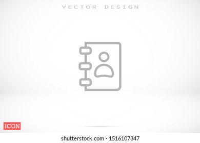 Notepad vector icon. Black illustration isolated for graphic and web design. Notepad vector icon. icon on white background. Notepad vector icon.