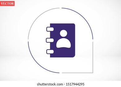 Notepad vector icon. Black illustration isolated for graphic and web design. Notepad vector icon. icon on white background. Notepad vector icon.