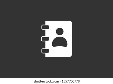 Notepad vector icon. Black illustration isolated for graphic and web design. Notepad vector icon. icon on white background. Notepad vector icon.