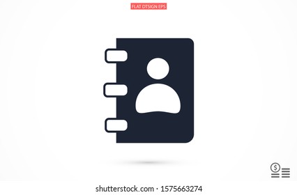 Notepad vector icon. Black illustration isolated for graphic and web design. Notepad vector icon. icon on white background. Notepad vector icon.